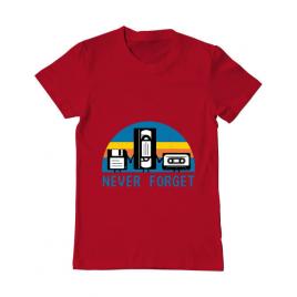 Tricou adler barbat never forget rosu