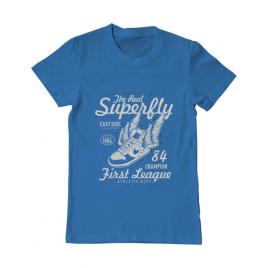 Tricou adler barbat superfly albastru azuriu