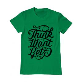 Tricou adler barbat think it verde mediu