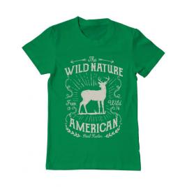 Tricou adler barbat wild nature verde mediu