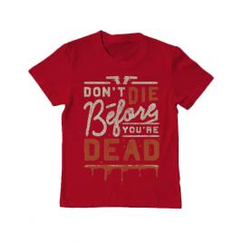 Tricou adler copil dont die rosu