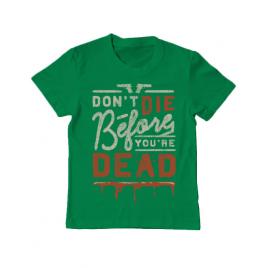 Tricou adler copil dont die verde mediu