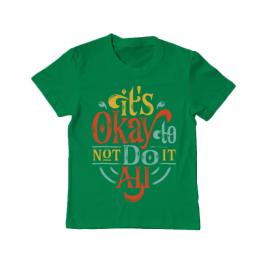 Tricou adler copil its ok verde mediu
