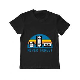 Tricou adler copil never forget negru