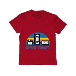 Tricou adler copil never forget rosu