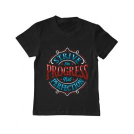 Tricou adler copil strive for progress not perfection negru