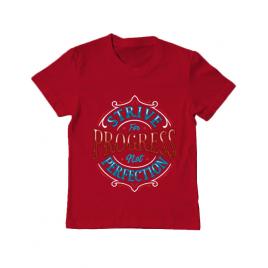 Tricou adler copil strive for progress not perfection rosu