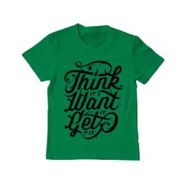 Tricou adler copil think it verde mediu