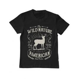Tricou adler copil wild nature negru