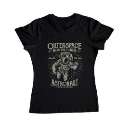 Tricou adler dama astronaut negru