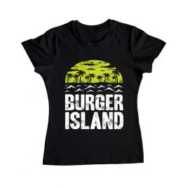 Tricou adler dama burger island negru