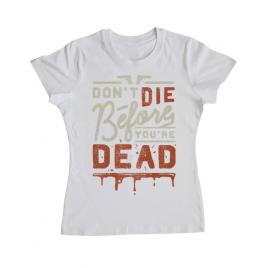 Tricou adler dama dont die alb