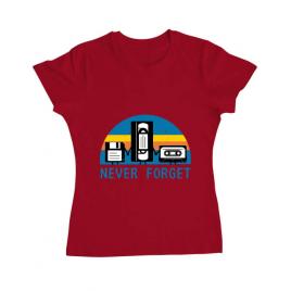 Tricou adler dama never forget rosu