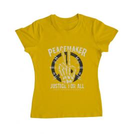 Tricou adler dama peace maker galben