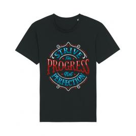 Tricou stanley stella barbat strive for progress not perfection negru