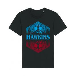 Tricou stanley stella barbat welcome to hawkins negru