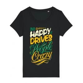 Tricou stanley stella dama be happy negru
