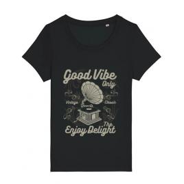 Tricou stanley stella dama good vibe only negru