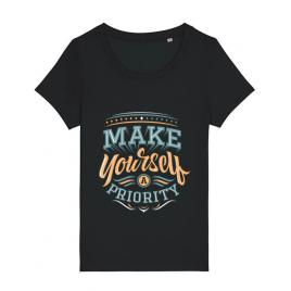 Tricou stanley stella dama make yourself a priority negru