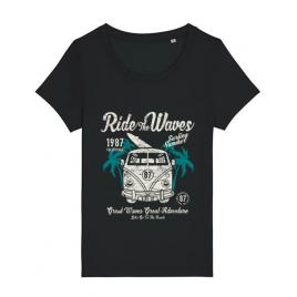 Tricou stanley stella dama ride the waves negru