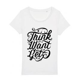 Tricou stanley stella dama think it alb
