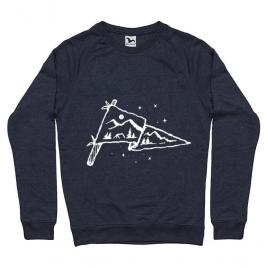 Bluza adler barbat camp flag denim inchis