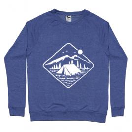 Bluza adler barbat camp mode on albastru melanj