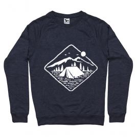 Bluza adler barbat camp mode on denim inchis