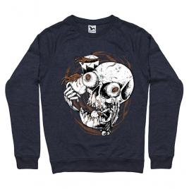 Bluza adler barbat coffee addict denim inchis