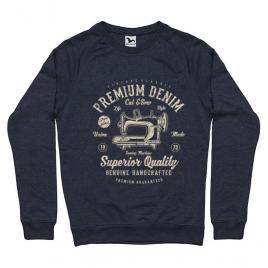 Bluza adler barbat premium denim denim inchis