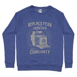 Bluza adler barbat replace fear albastru melanj