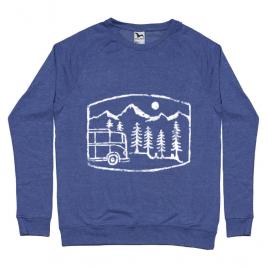 Bluza adler barbat vanture albastru melanj