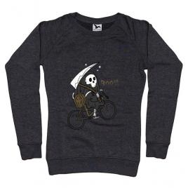 Bluza adler dama back to boo negru melanj
