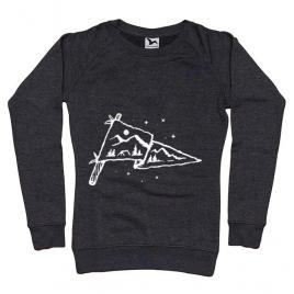 Bluza adler dama camp flag negru melanj