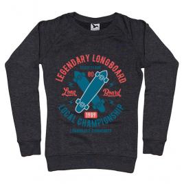 Bluza adler dama legendary longboard negru melanj