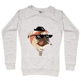 Bluza adler dama pug life migdala melanj