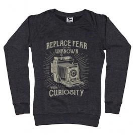 Bluza adler dama replace fear negru melanj