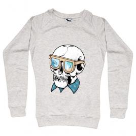 Bluza adler dama skull holiday migdala melanj