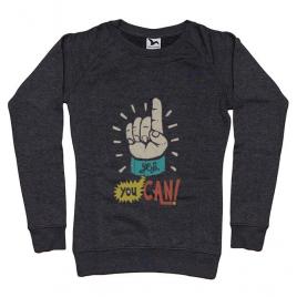 Bluza adler dama yes you can negru melanj