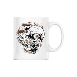 Cana personalizata coffee addict alb