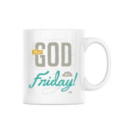 Cana personalizata thank god its friday alb