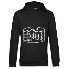 Hoodie barbat cu gluga vanture negru