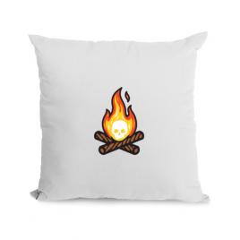 Perna personalizata skullfire alb