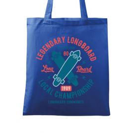 Sacosa din panza legendary longboard albastru regal