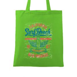 Sacosa din panza surf beach verde mar