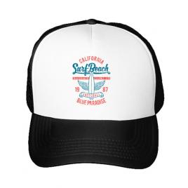 Sapca personalizata surf beach alb