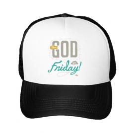 Sapca personalizata thank god its friday alb