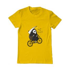 Tricou adler barbat back to boo galben