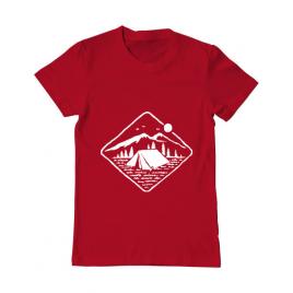 Tricou adler barbat camp mode on rosu