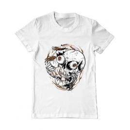 Tricou adler barbat coffee addict alb